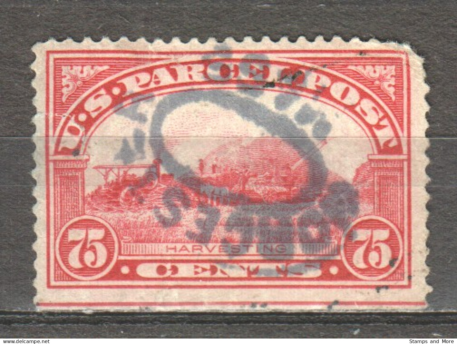 USA 1912 Paketmarke Mi 11 Canceled (with Defects) - Colis