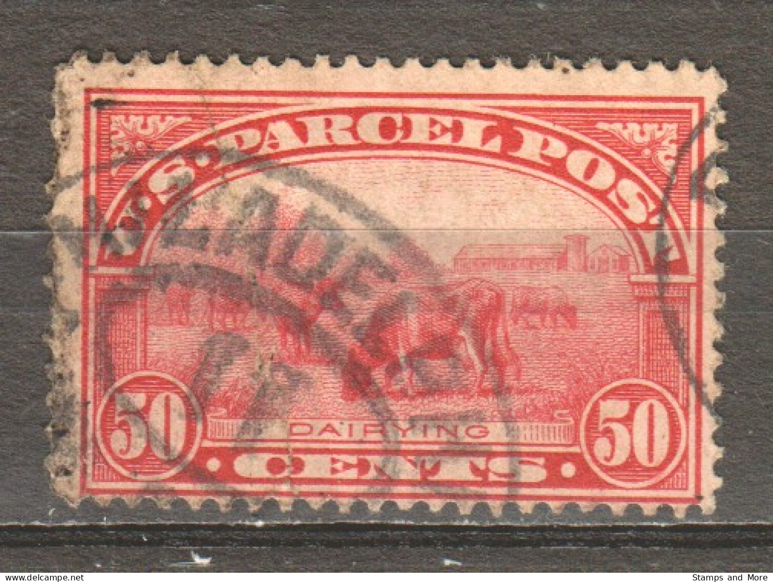 USA 1912 Paketmarke Mi 10 Canceled - Pacchi