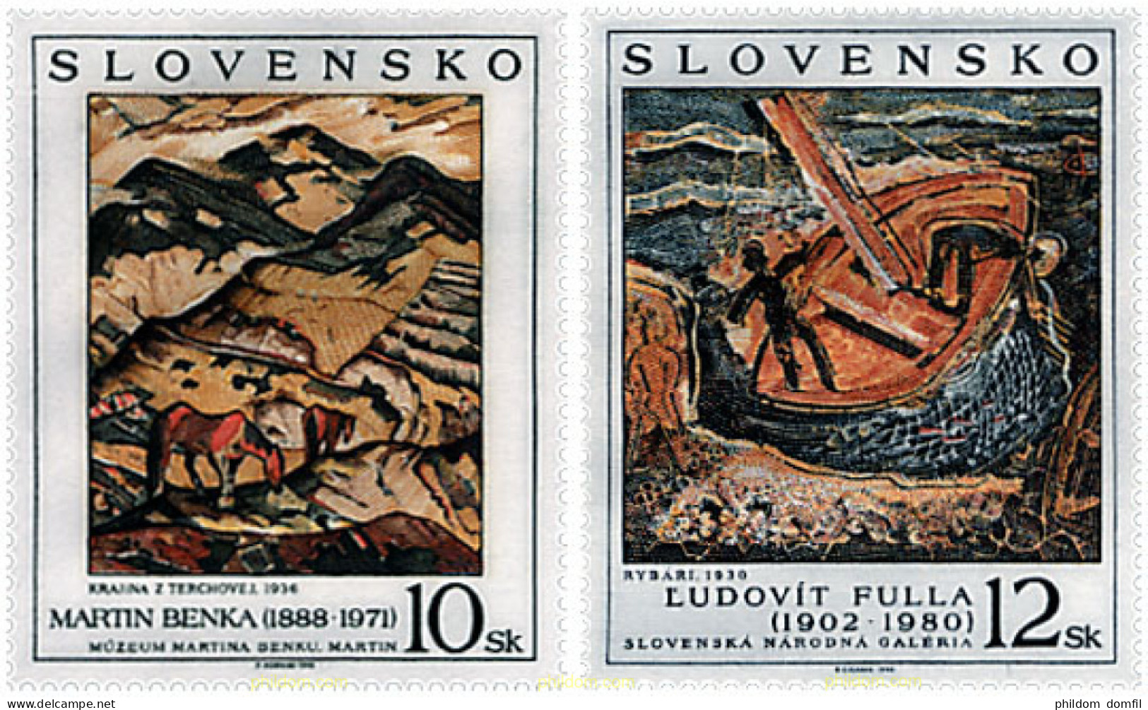 41160 MNH ESLOVAQUIA 1998 ARTE - Unused Stamps