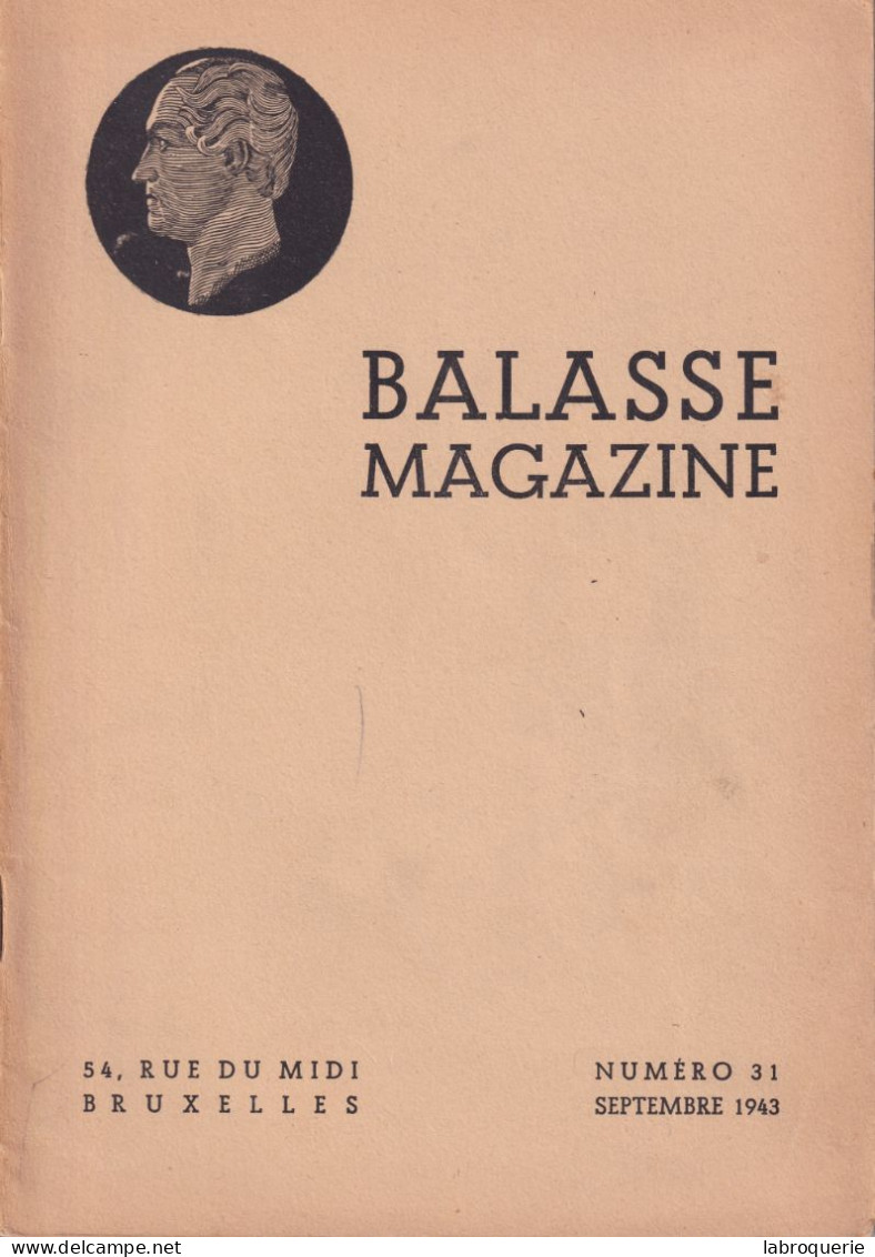 LIT - BALASSE MAGAZINE - N°31 - Französisch (ab 1941)