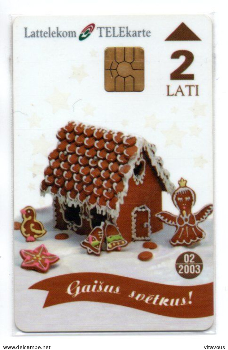 Gâteau Pain D'épice Cake  Télécarte Lettonie Telefonkarte Phonecard (F 297) - Latvia