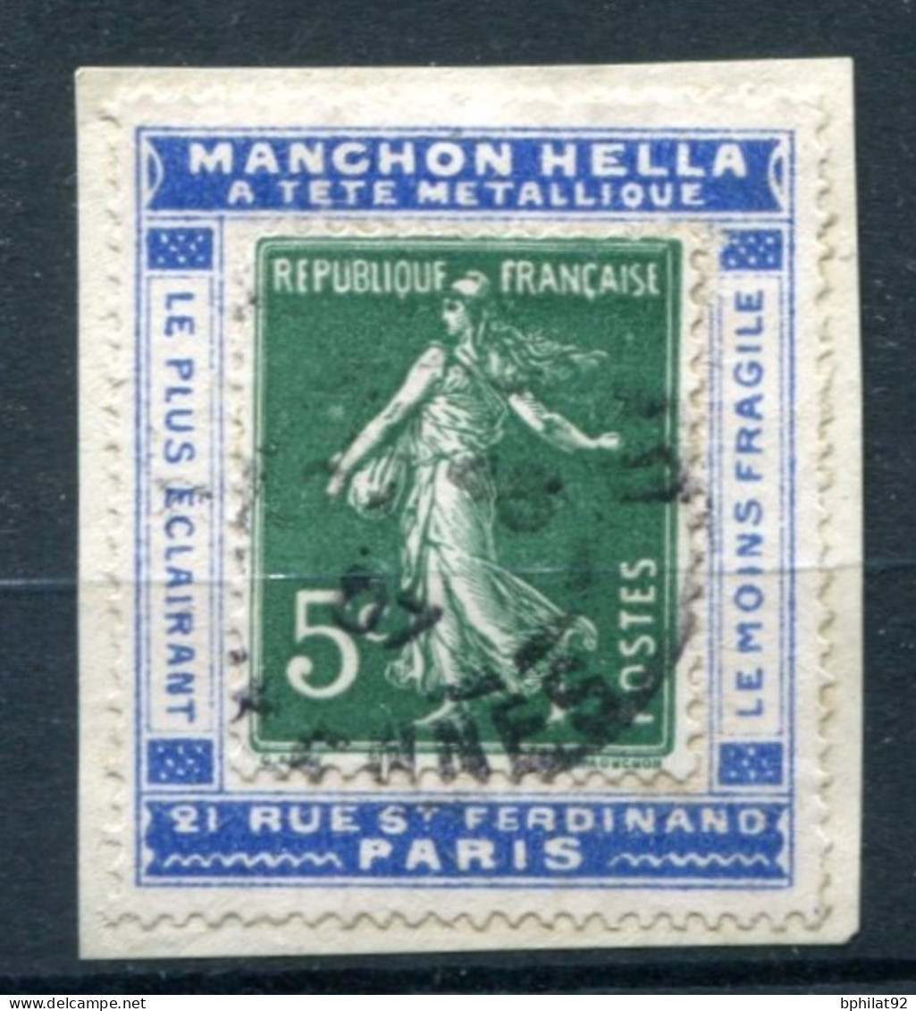 !!! 5C SEMEUSE SUR PORTE TIMBRE MANCHON HELLA - Usati