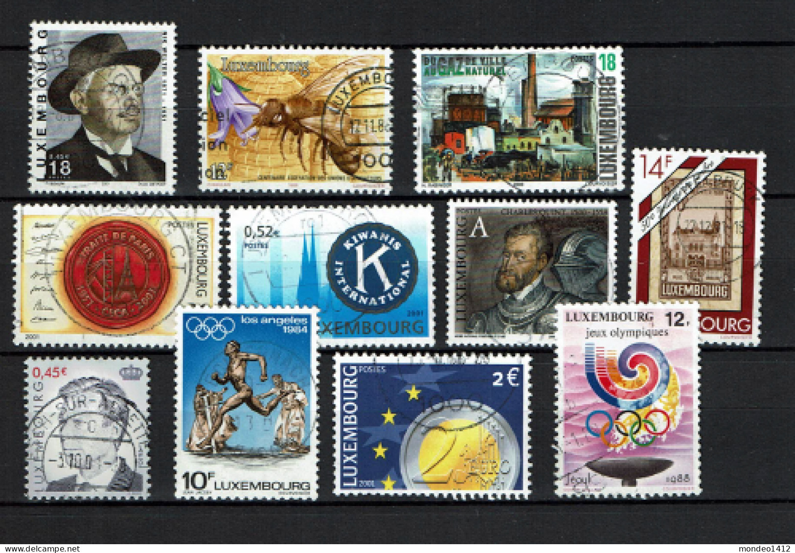 Luxembourg - Luxemburg - Timbres Oblitérés, Different Stamps 14 - Sammlungen