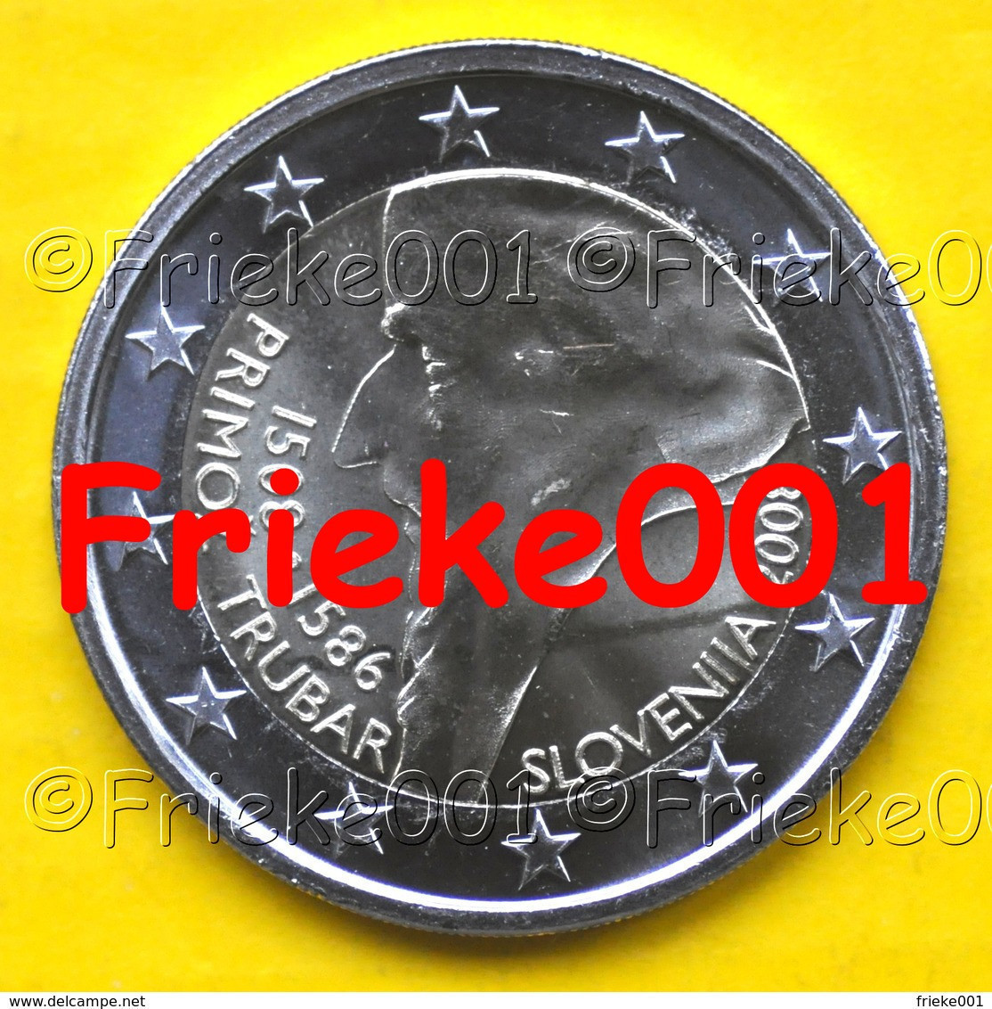 Slovenië - 2 Euro 2008 Comm.(Primoz Trubar) - Eslovenia