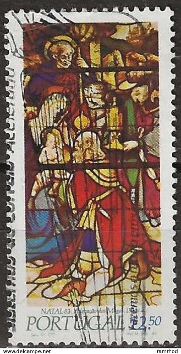 PORTUGAL 1983 Christmas. Stained Glass Windows From Monastery Batalha - 12e50 Adoration Of The Magi FU - Used Stamps