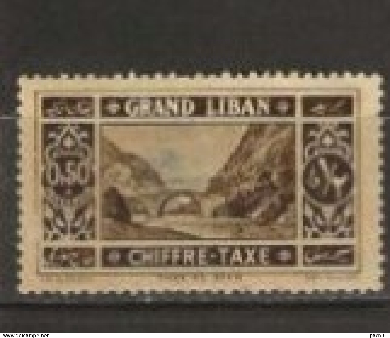 Grand Liban  N° YT T11 Neuf* - Strafport