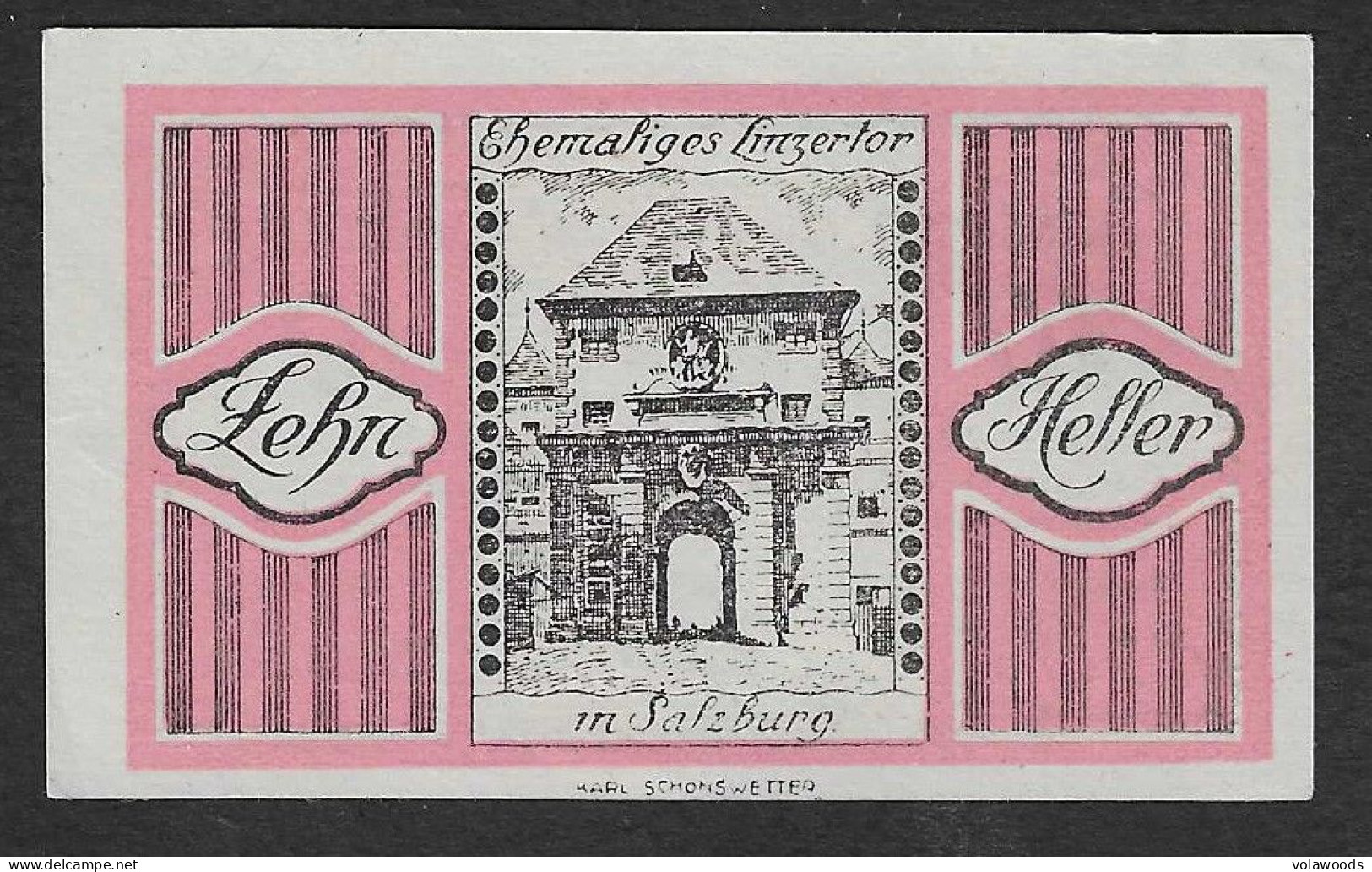 Austria - Notgeld Non Circolato FdS UNC Da 10 Heller Salzburg (JPR) 862a-10 -1920 - Oesterreich