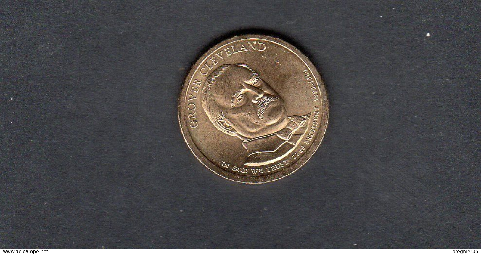 USA - Pièce 1 Dollar Grover Cleveland 2012P  SPL/AU  KM.525 - 2007-…: Presidents