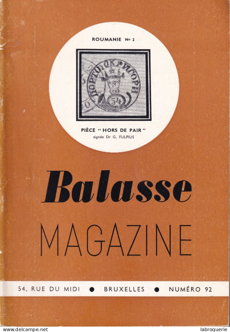 LIT - BALASSE MAGAZINE - N°92 - Französisch (ab 1941)