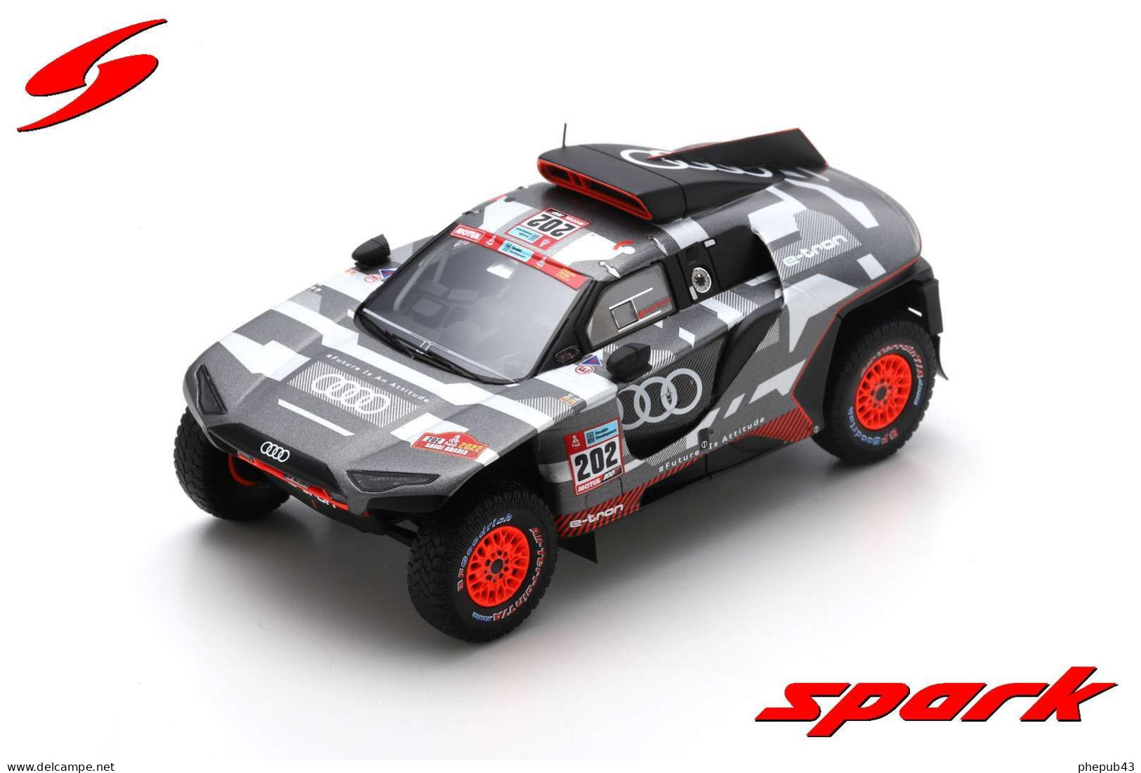 Audi RS Q E-tron - Dakar 2022 #202 - Carlos Sainz/L. Cruz - Spark - Spark