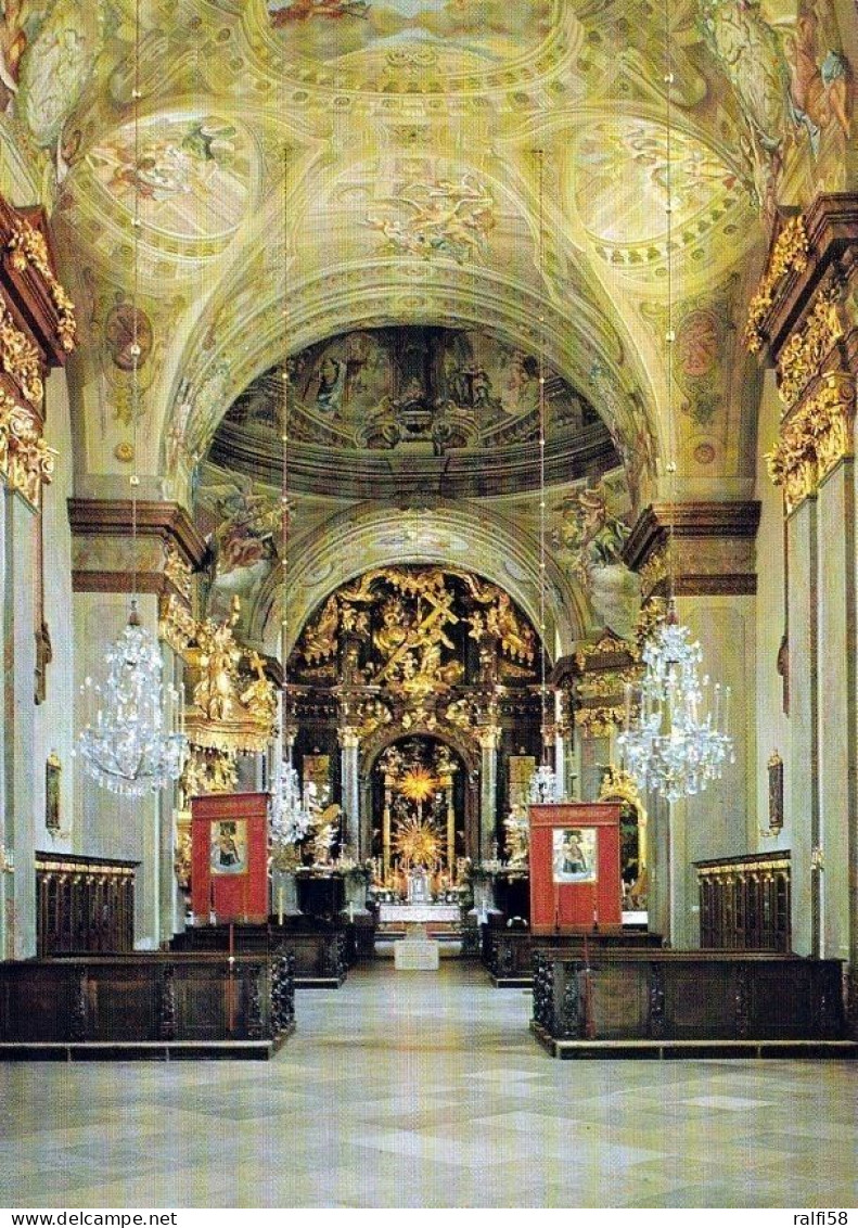 4 AK Österreich / Niederösterreich * Blick Auf Maria Taferl - Mit Der Wallfahrtskirche Und Eine Innenansicht Der Kirche - Maria Taferl