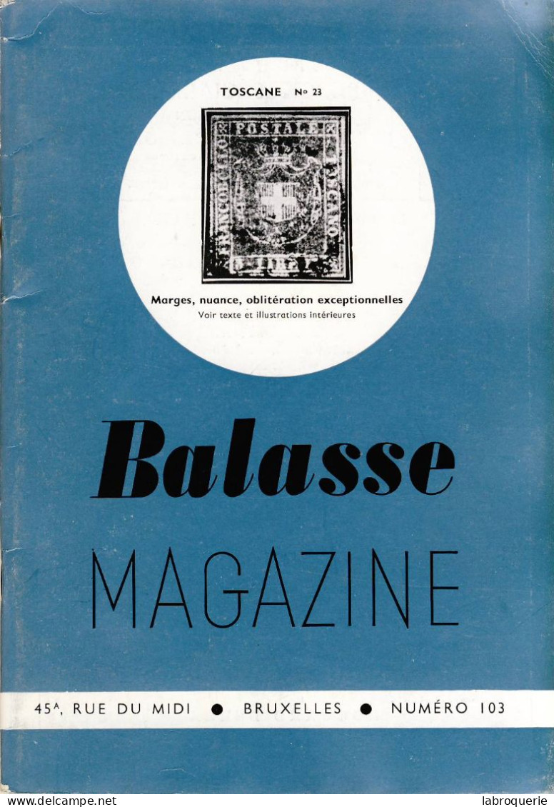 LIT - BALASSE MAGAZINE - N°103 - Francesi (dal 1941))