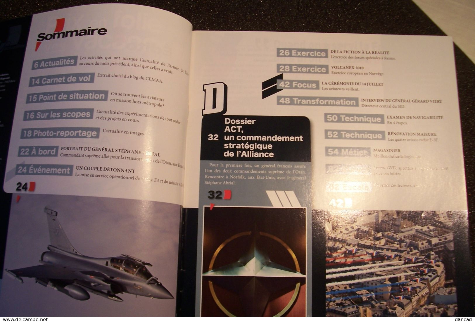 AIR  Magasine  - RAFALE / ASMP-A -  AVIATION  ( 2010 )  - ( Pas De Reflet Sur L'original ) - Luchtvaart