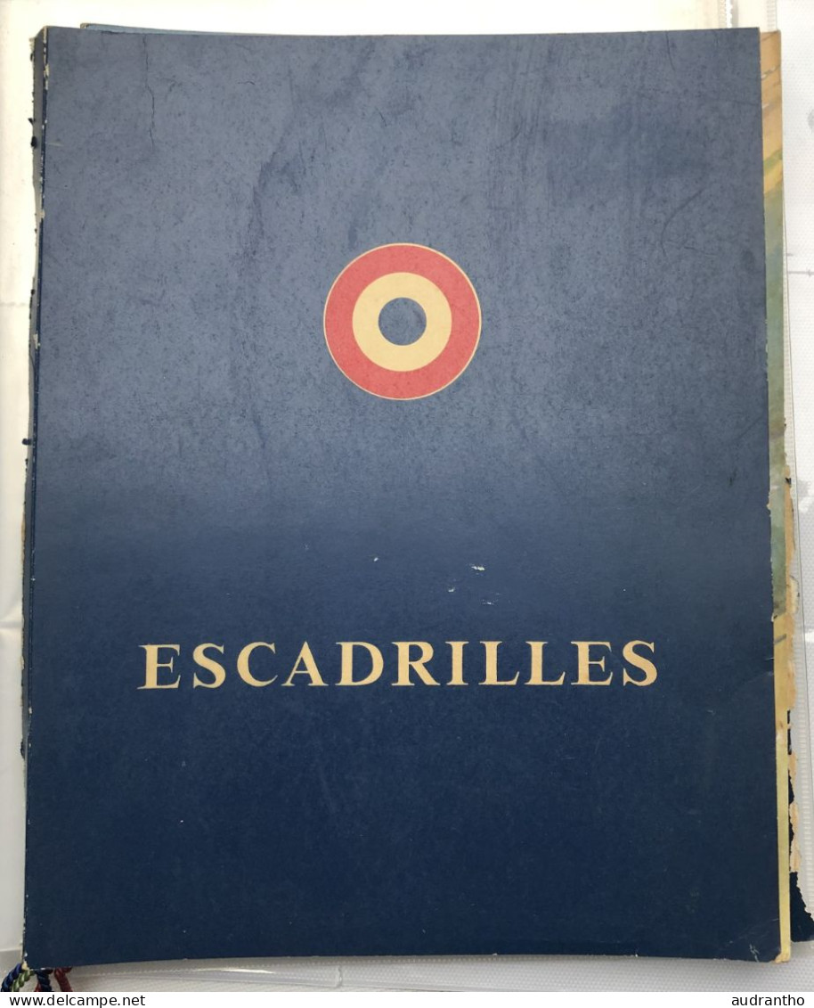 Album ESCADRILLES - 3 Brochures Illustrées De 300 Insignes D'escadrilles - Aviation Militaire - Général Lechères - Airforce