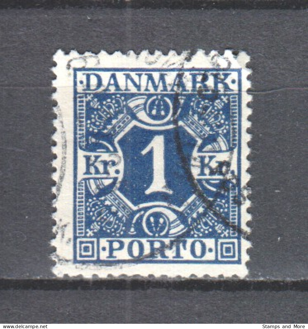 Demark 1921 Porto Mi 17 Canceled  - Portomarken