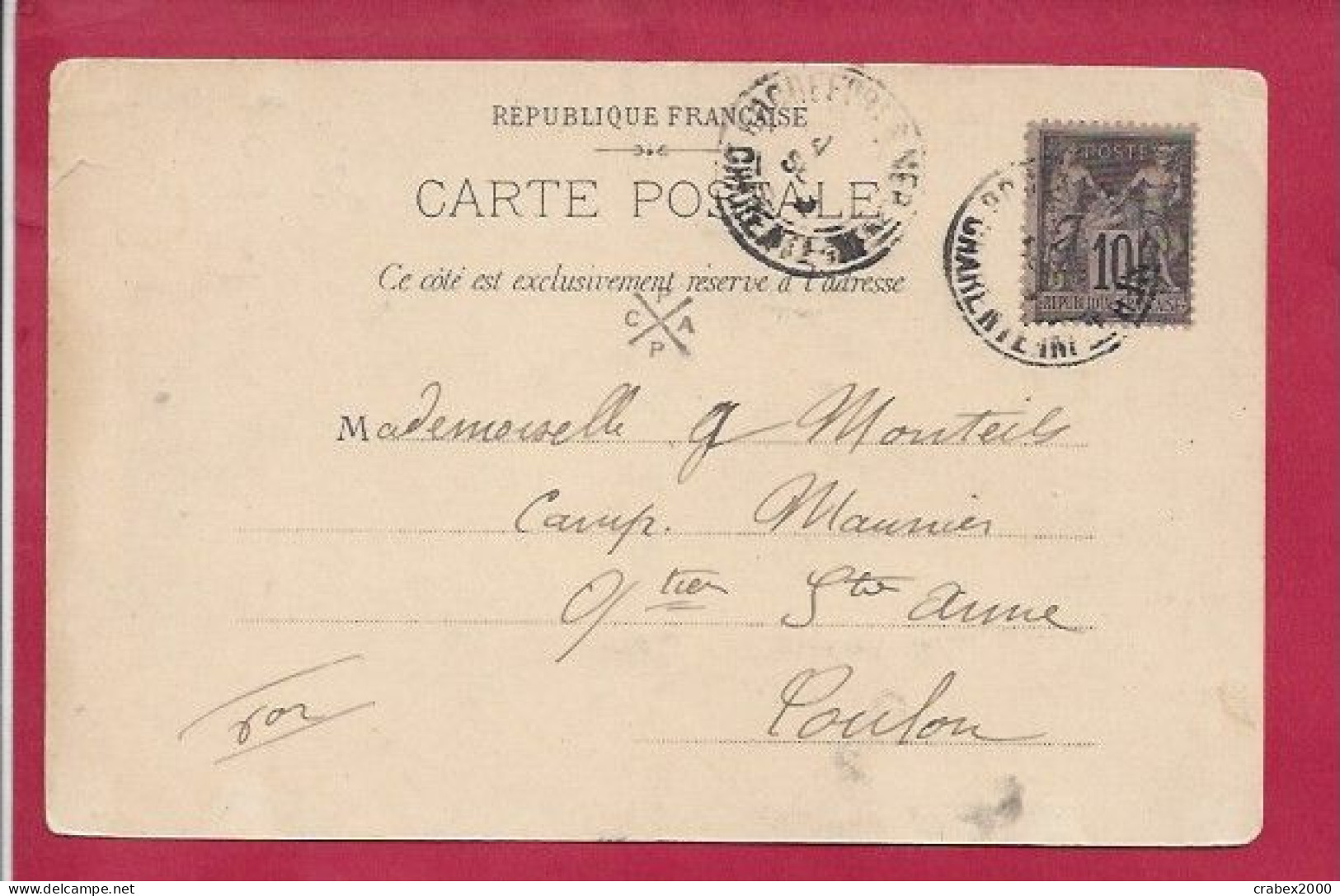 Y&T N°89    ROCHEFORT    Vers   TOULON 1873 - Covers & Documents