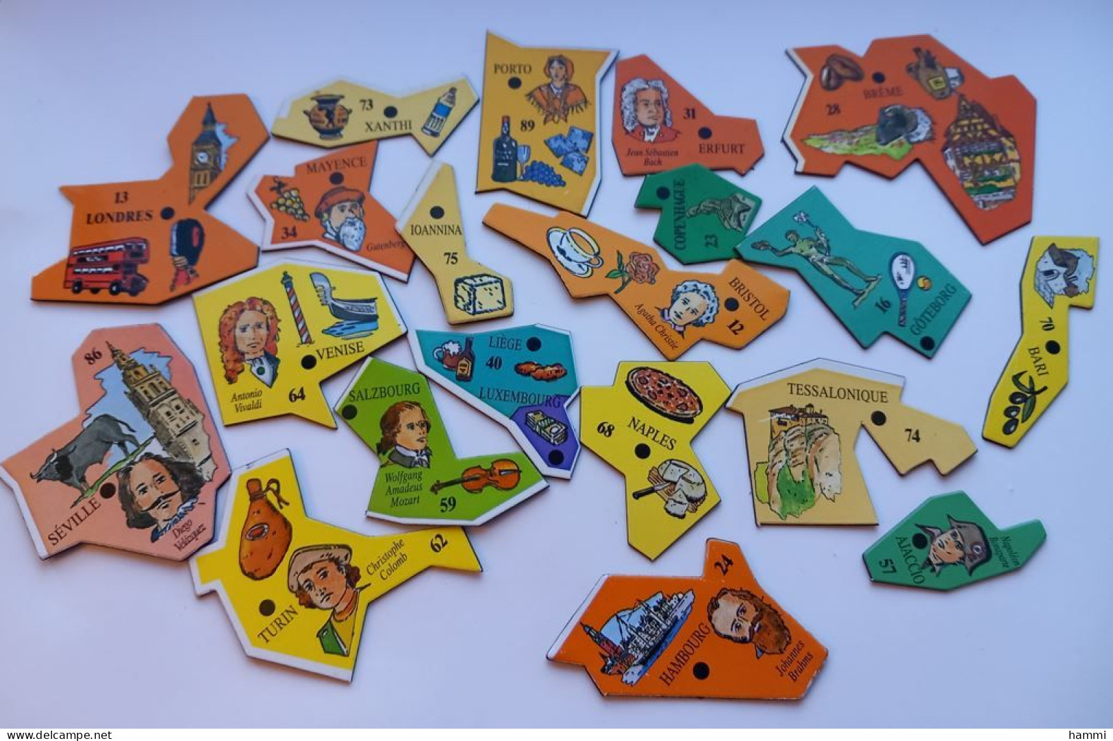 BE Lot De Magnets Aimants Carte LE GAULOIS Divers Thèmes Achat Immédiat - Turismo