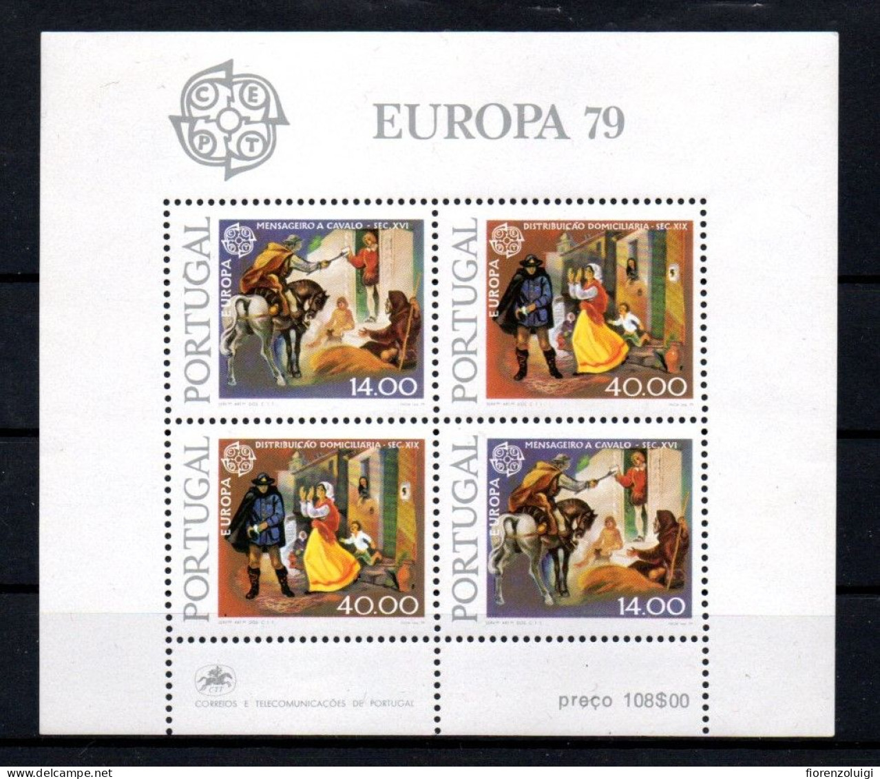 EUROPA CEPT 1979 PORTOGALLO BF MNH** - 1979