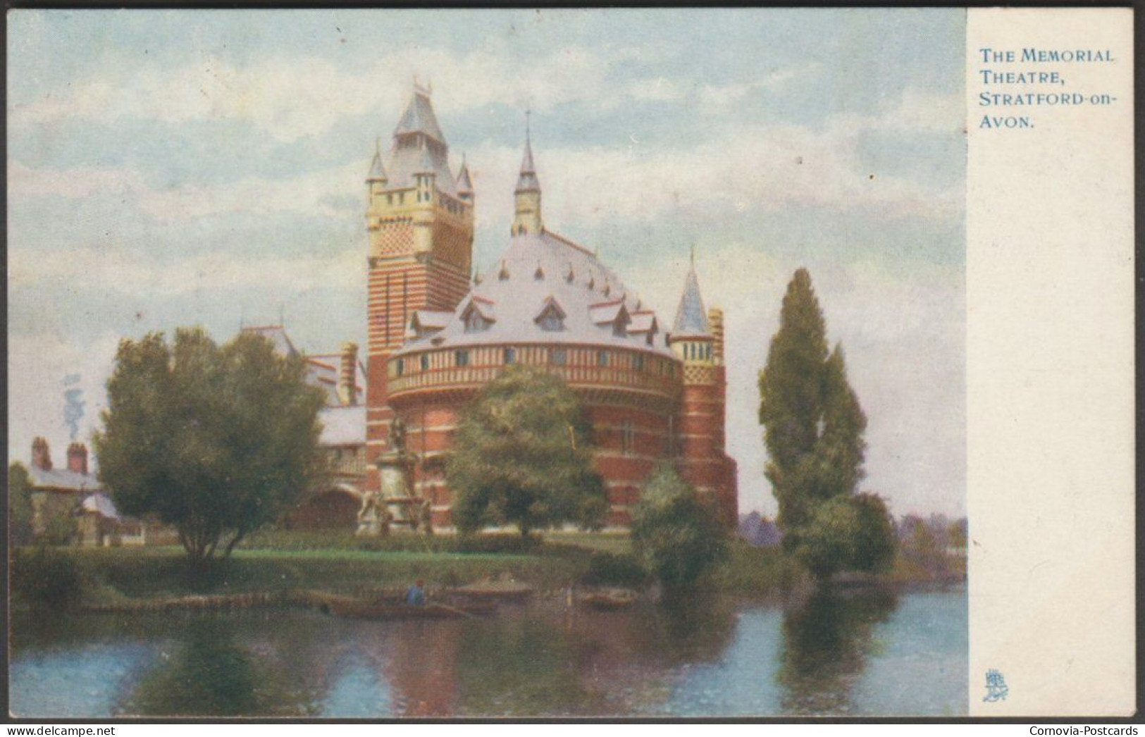 Memorial Theatre, Stratford-on-Avon, Warwickshire, C.1905 - Tuck's View Postcard - Stratford Upon Avon