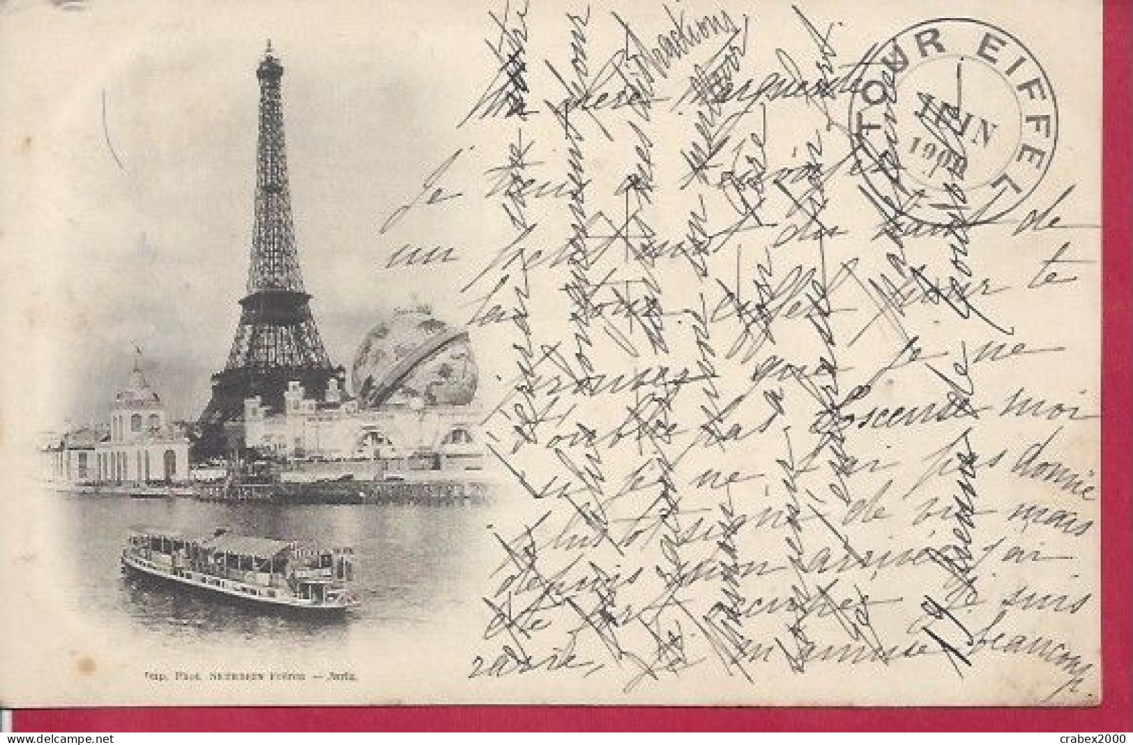 Y&T N°103   CAD EXPO UNIVERSELLE  PARIS    Vers   ALBI      1900 - Storia Postale
