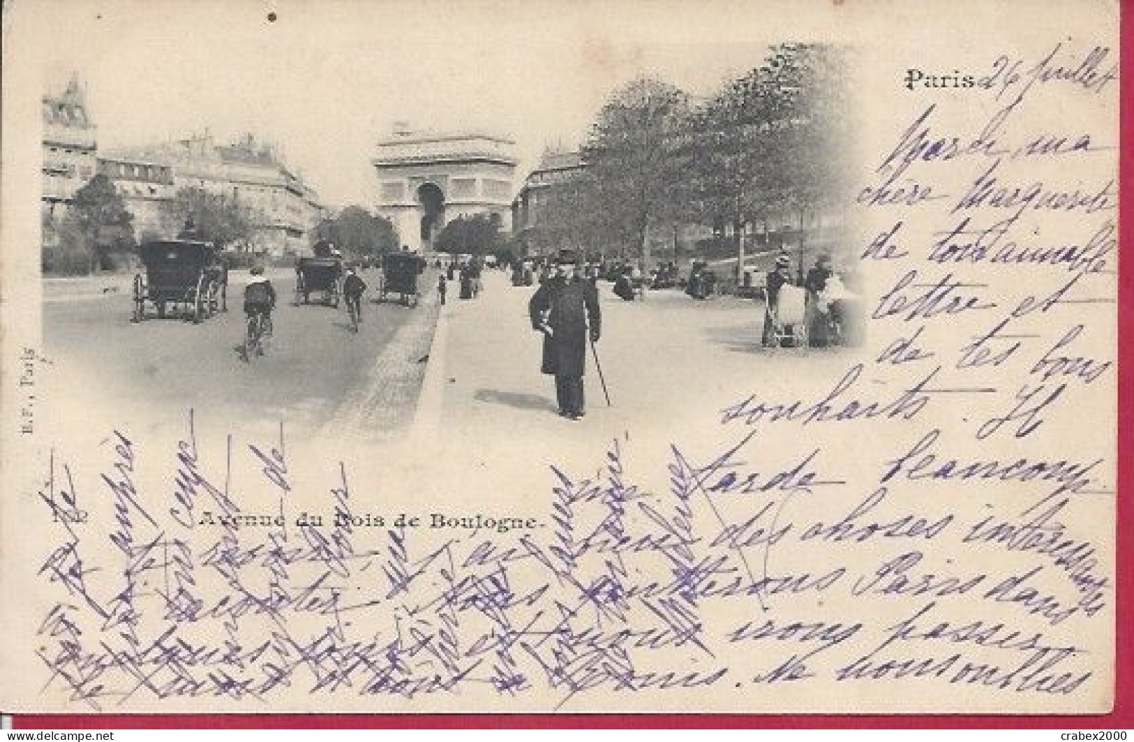 Y&T N°103     PARIS    Vers   ALBI      1900 - Briefe U. Dokumente