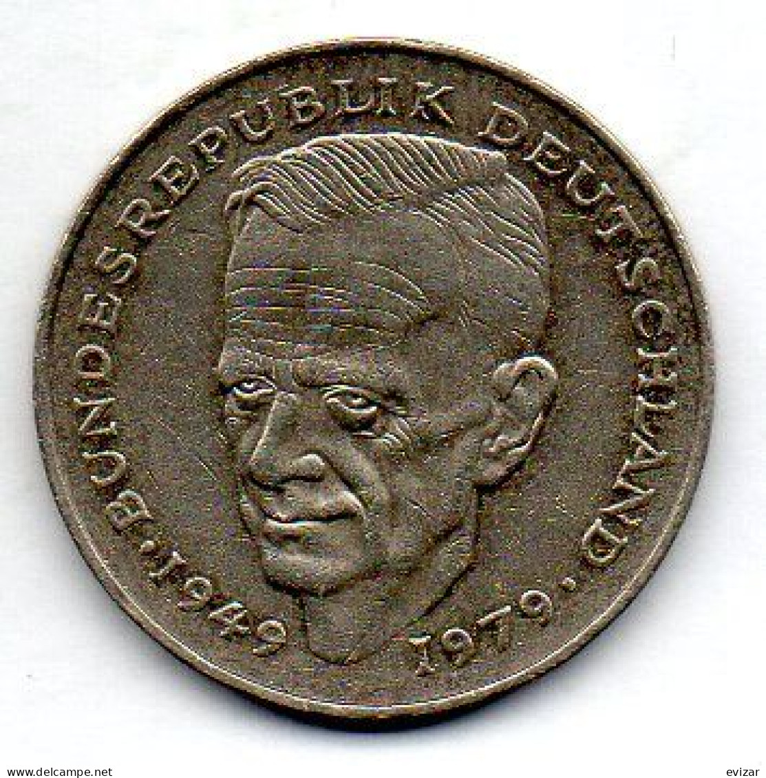 GERMANY - FEDERAL REPUBLIC, 2 Mark, Copper-Nickel, Year 1984-J, KM # 149 - 2 Marcos