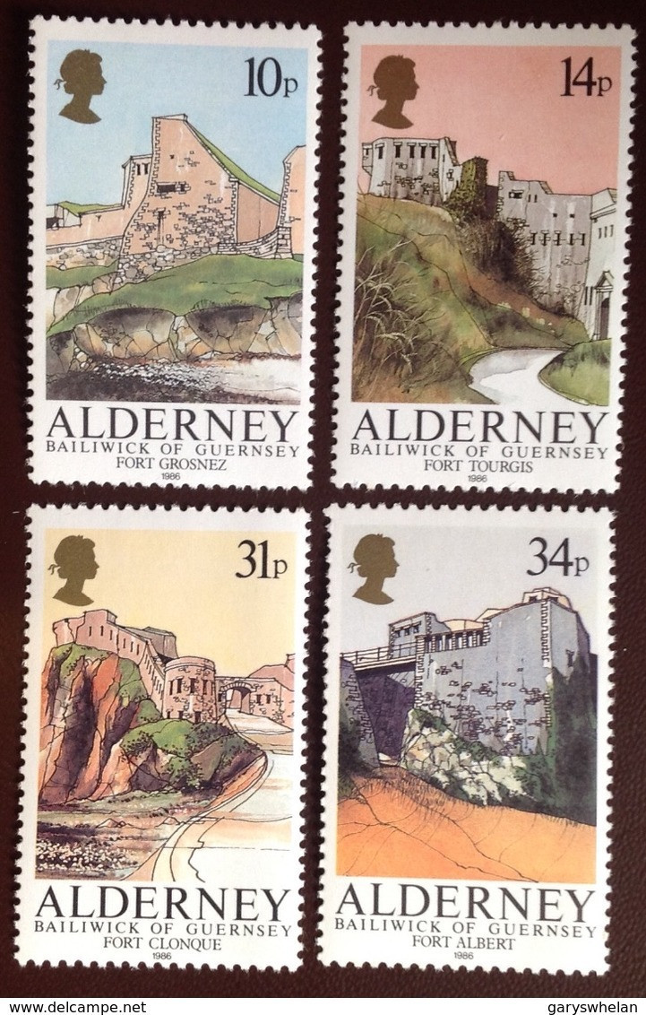 Alderney 1986 Forts MNH - Alderney