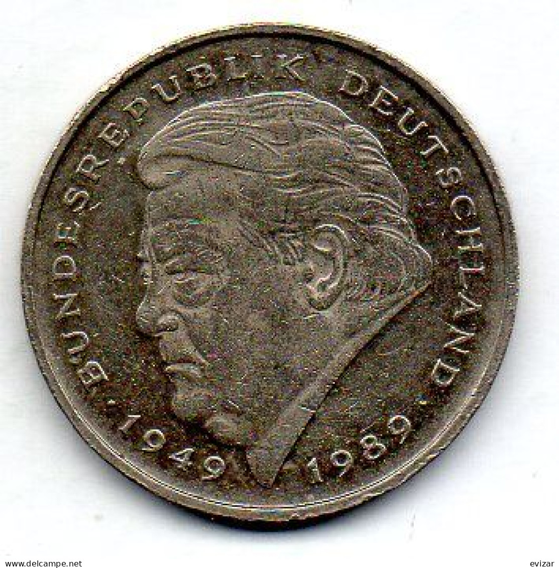 GERMANY - FEDERAL REPUBLIC, 2 Mark, Copper-Nickel, Year 1991-A, KM # 175 - 2 Mark