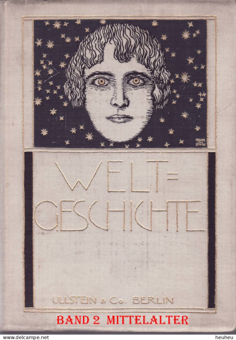 2 Bücher Weltgeschichte Band 1 + 2 Von 1908 Ullstein Verlag Super - 2. Mittelalter