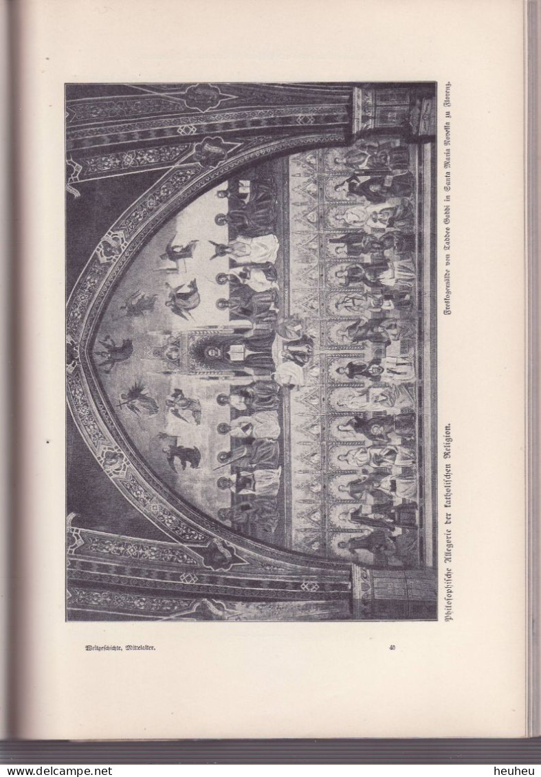 2 Bücher Weltgeschichte Band 1 + 2 Von 1908 Ullstein Verlag Super - 2. Mittelalter