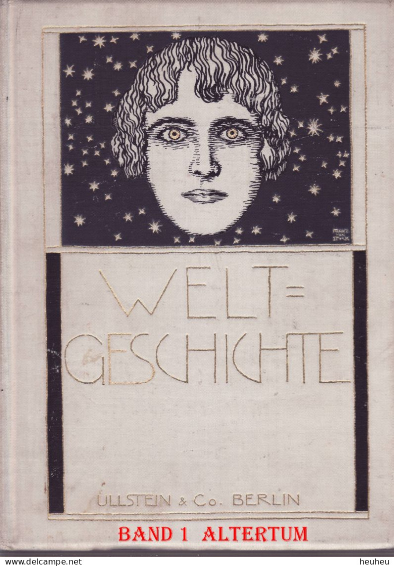 2 Bücher Weltgeschichte Band 1 + 2 von 1908 Ullstein Verlag super