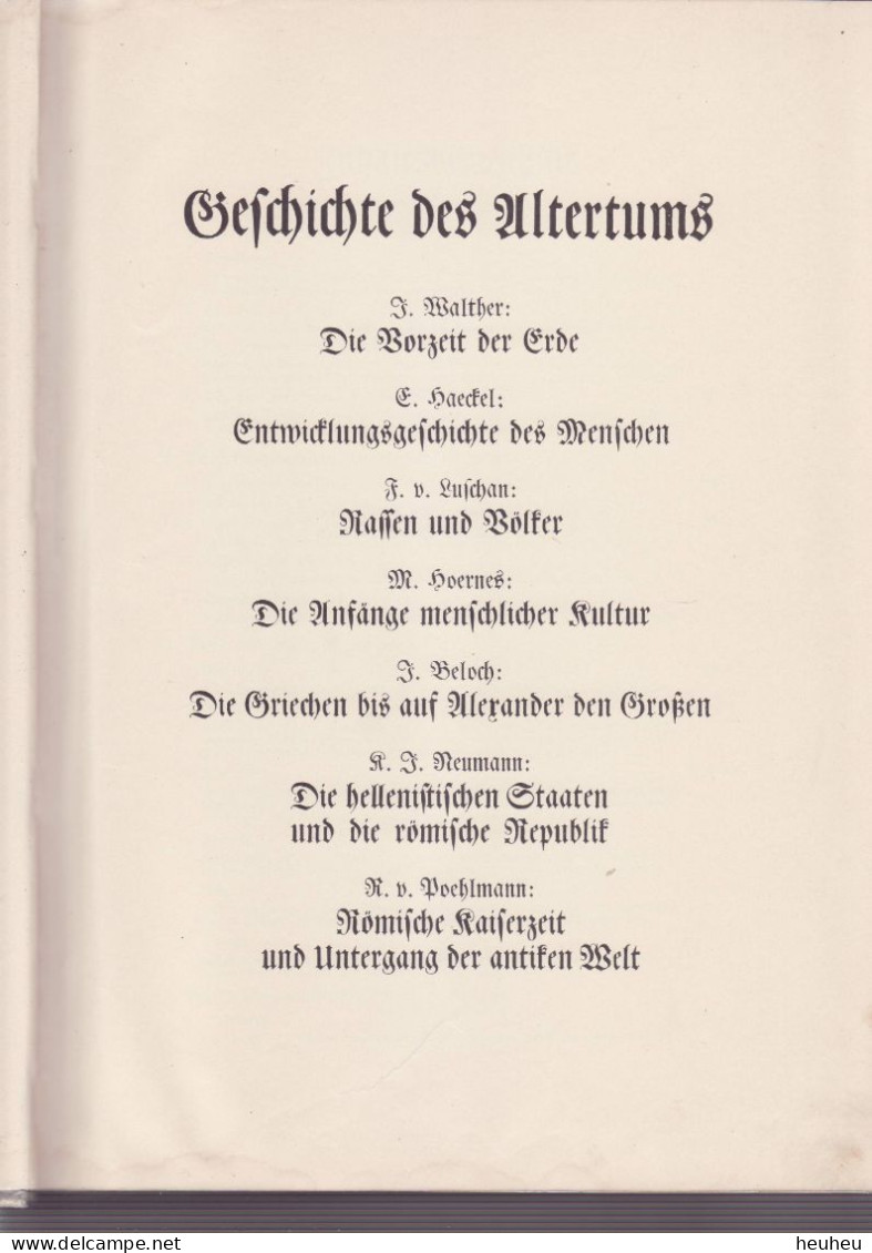 2 Bücher Weltgeschichte Band 1 + 2 von 1908 Ullstein Verlag super