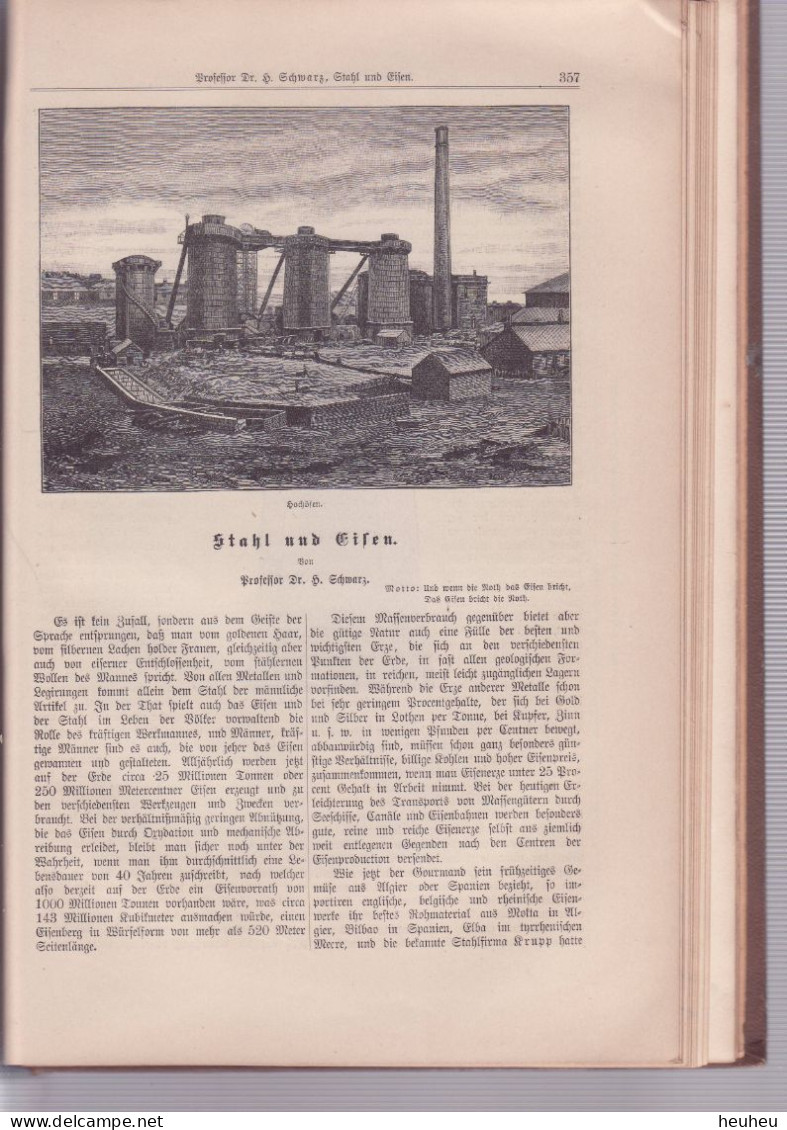 Antiquarisches Buch „Der Stein Der Weisen“ Ca. 1900 - Techniek