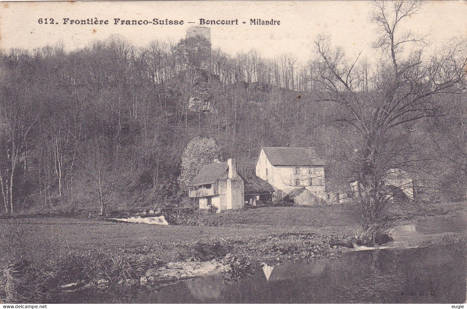 2738/ Frontiere Franco Suisse, Boncourt Milandre 1910 - Boncourt