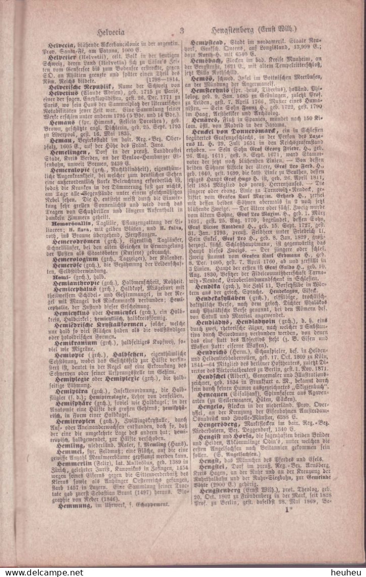 Brockhaus Lexikon Erschienen In 2 Bänden 1879 !!! - Brockhaus