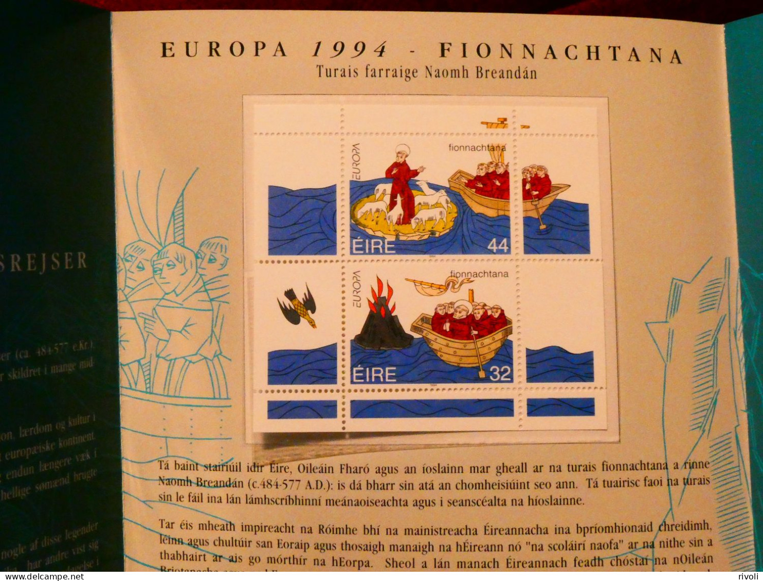 EUROPA CEPT 1994 BF FOROYAR-IRLANDE-ISLAND NEUF MNH** - 1994