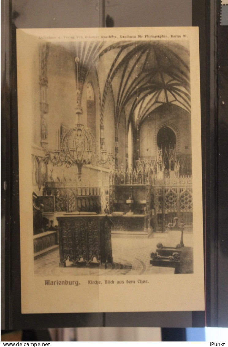 Deutsches Reich 1920; Marienburg, Kirche, Blick Aus Dem Chor - Non Classés