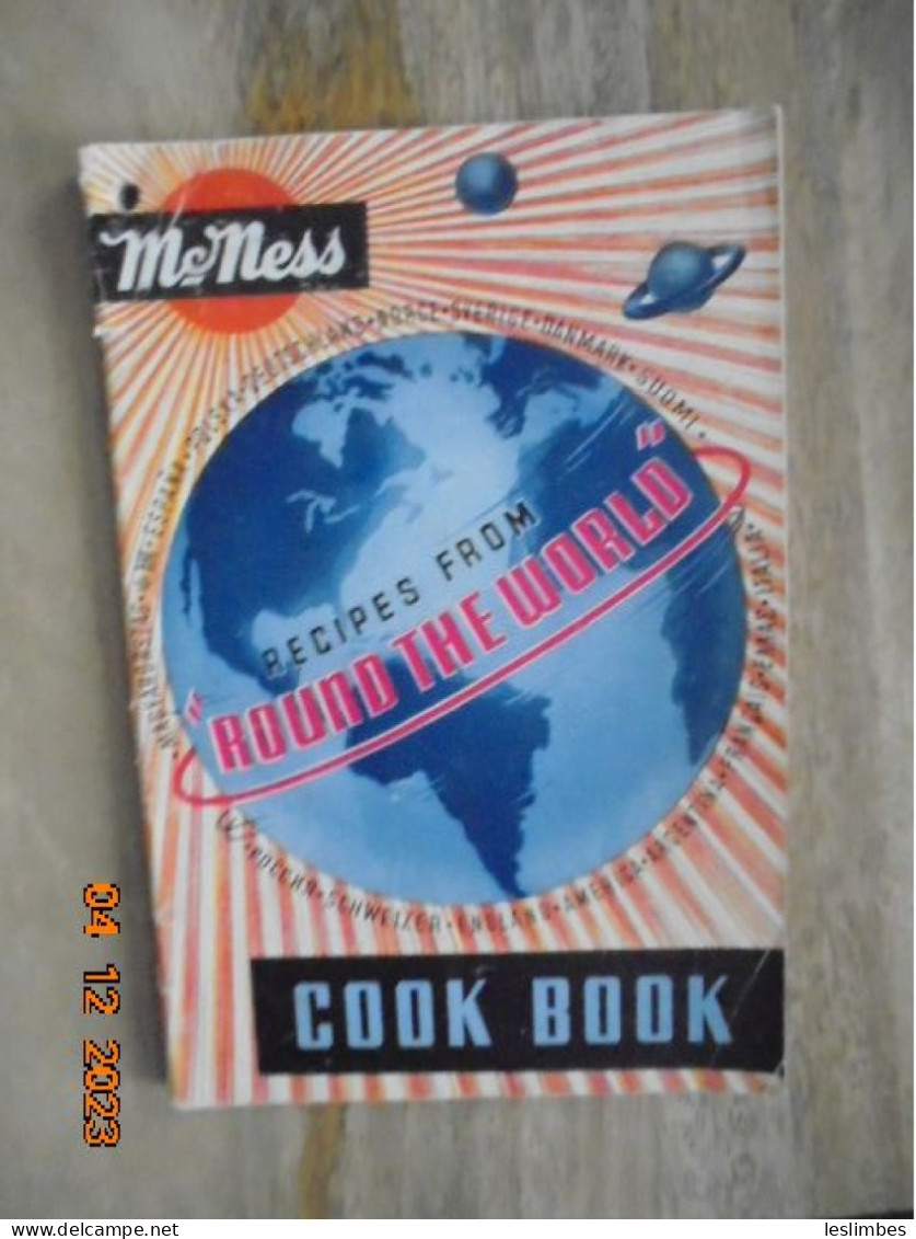 McNess Recipes From "Round The World" Cook Book - Edith Moore, Et Al - Furst-McNess Company - Americana