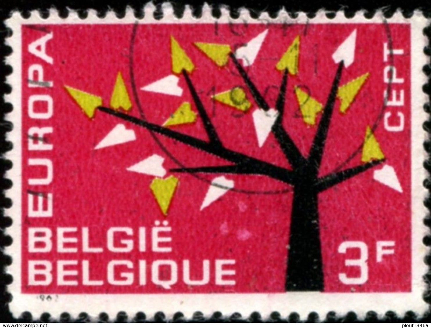 COB 1222-V  5 (o) Épine Blanche Dans Le 3 - 1961-1990