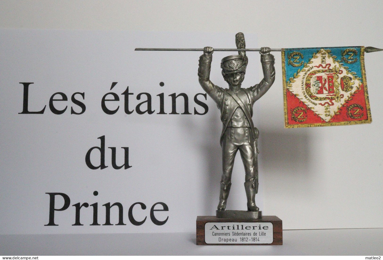 Figurine: Les étains Du Prince - Porte-Drapeaux Artillerie - Armee