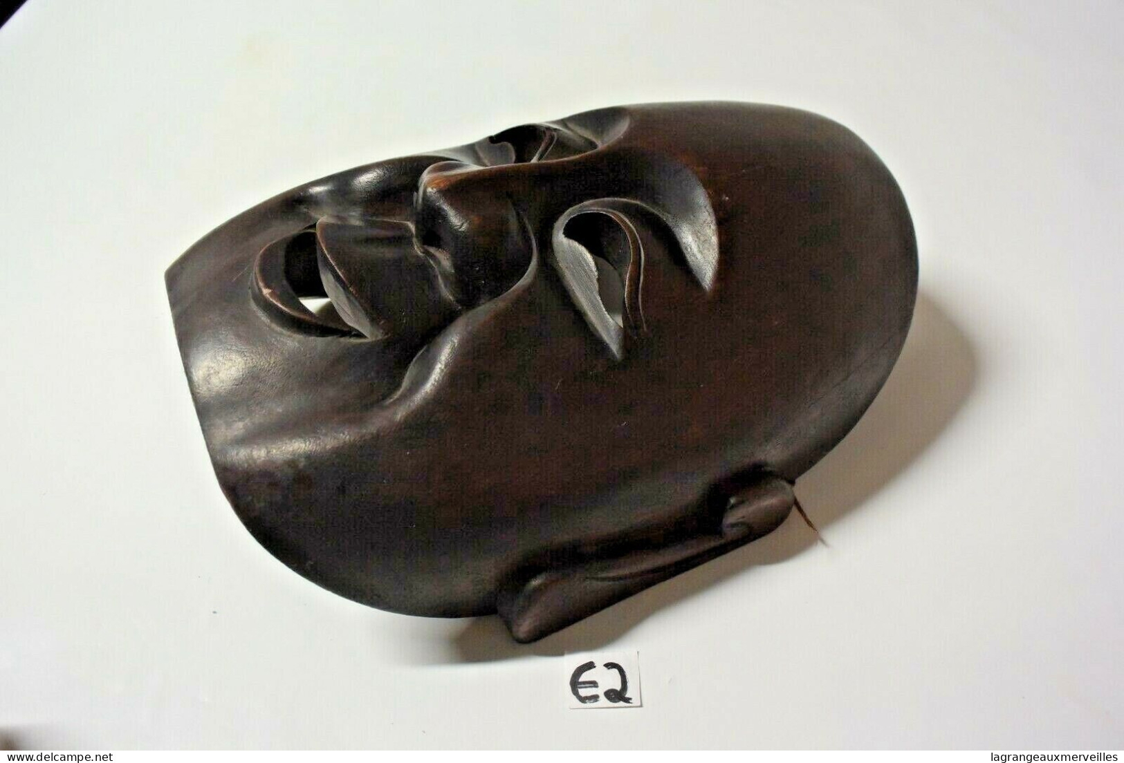 E2 Ancien Masque Ludique En Bois - Pittoresques - Arte Africana