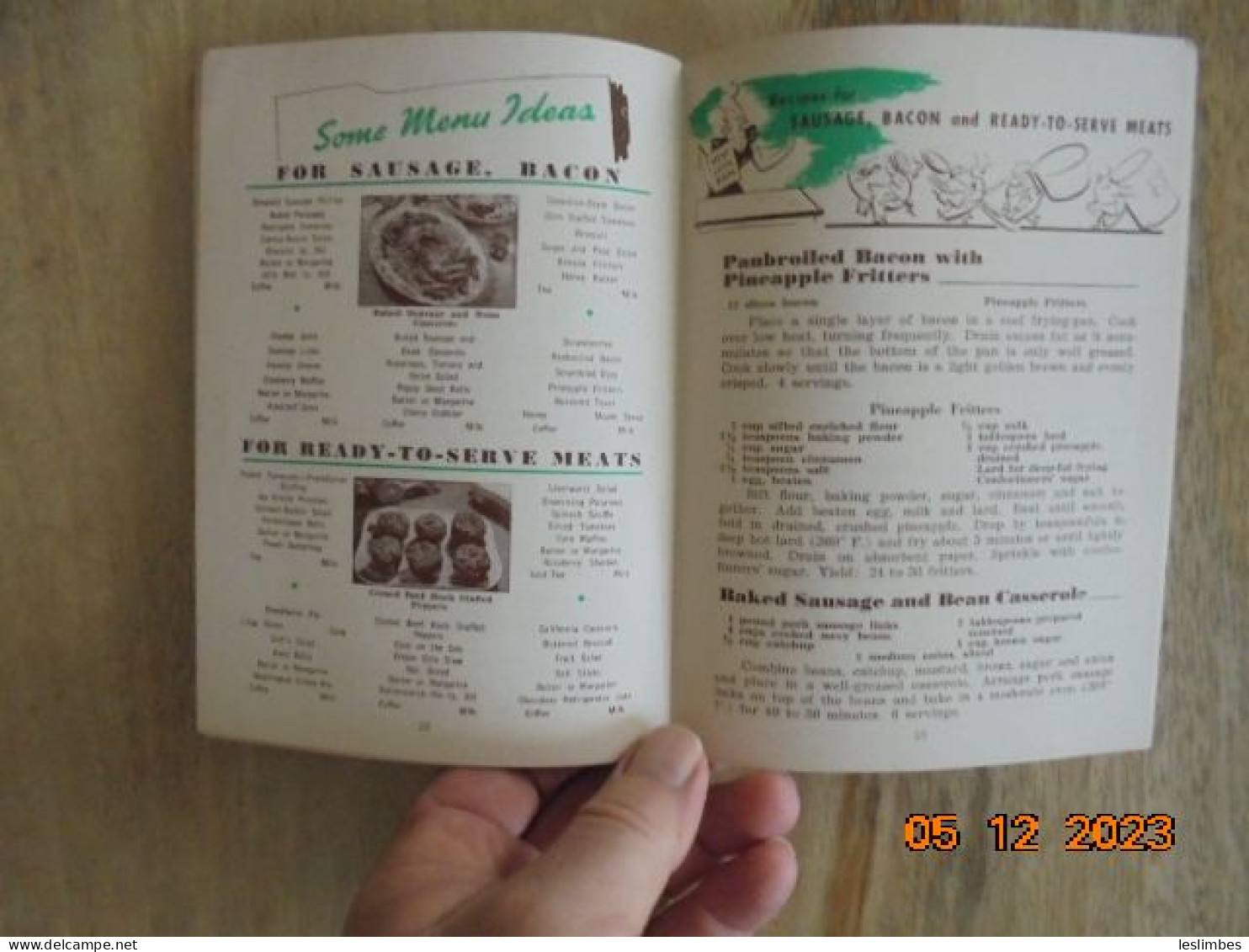 Meat Recipes For The Family Chef : For The Homemaker Pointing The Way To Better Meals - National Live Stock 1951 - Americana