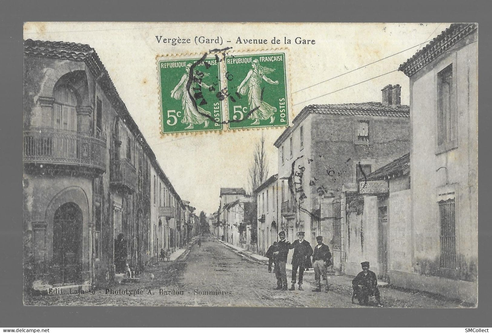 Vergèze, Avenue De La Gare (1874) - Vergèze