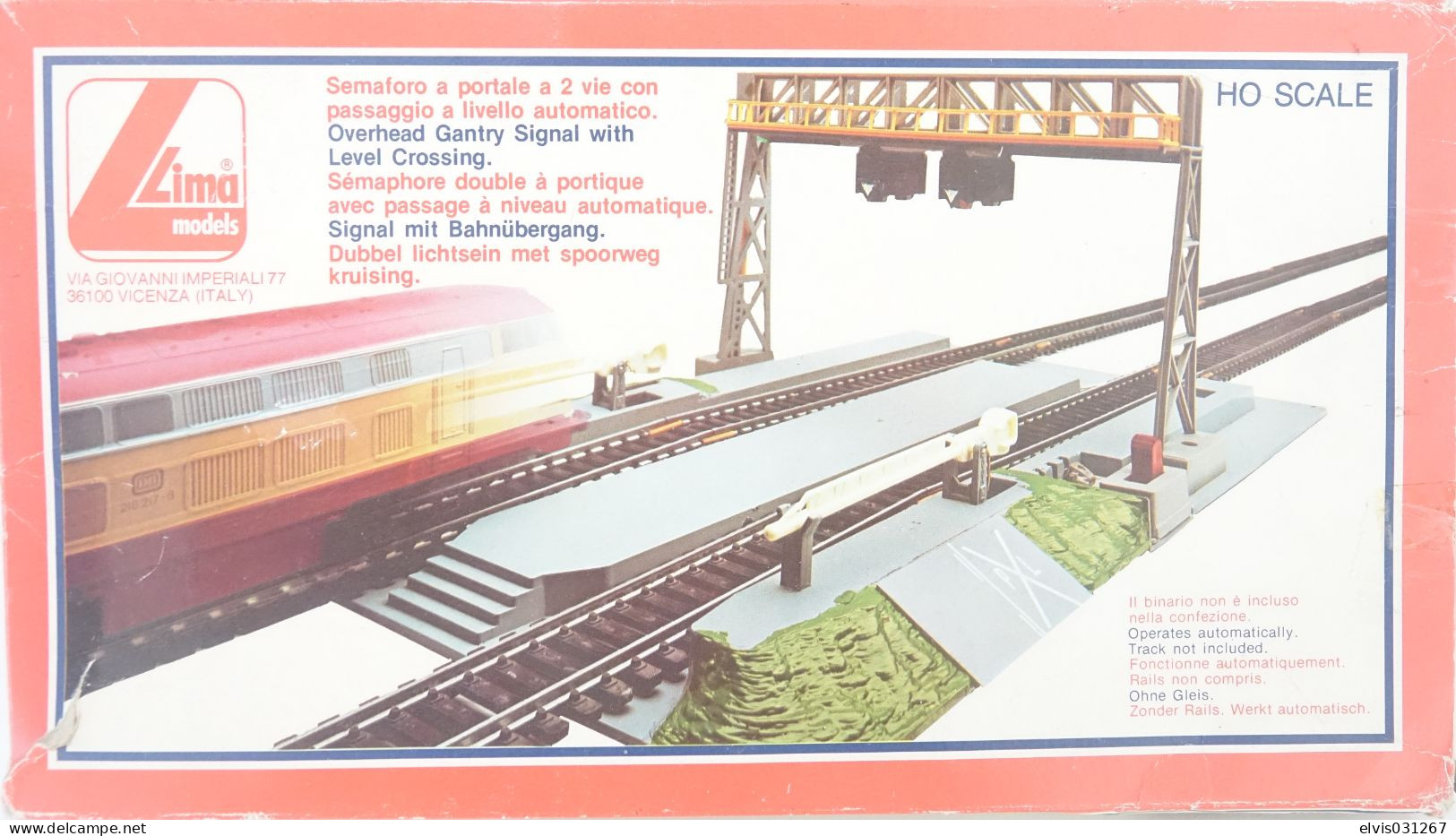 Jouef Model Trains (Lima) - Overhead Gantry Signal With Level Crossing Ref 600025 - HO - *** - Locomotieven