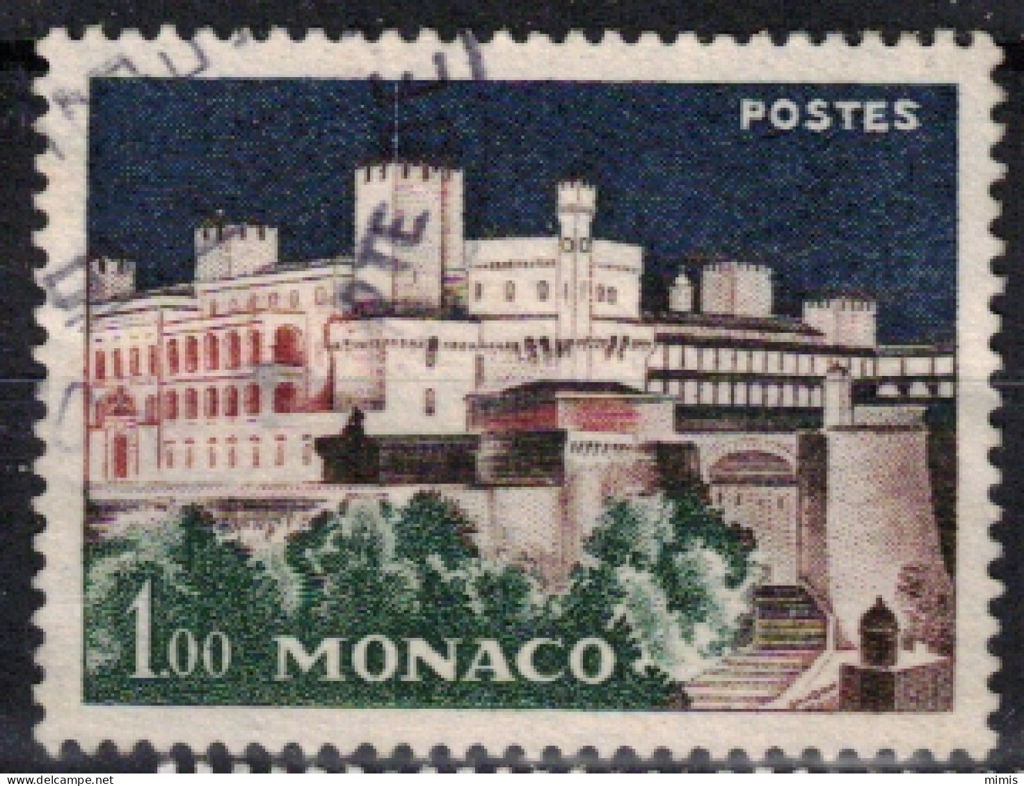 MONACO          1958           N° 550  (o) - Usati