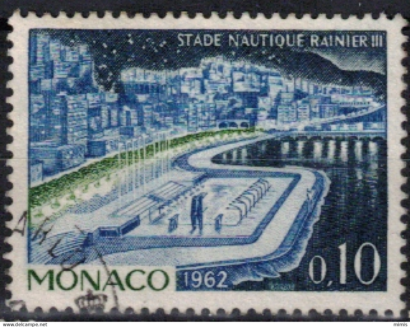 MONACO          1958           N° 539A  (o) - Usati