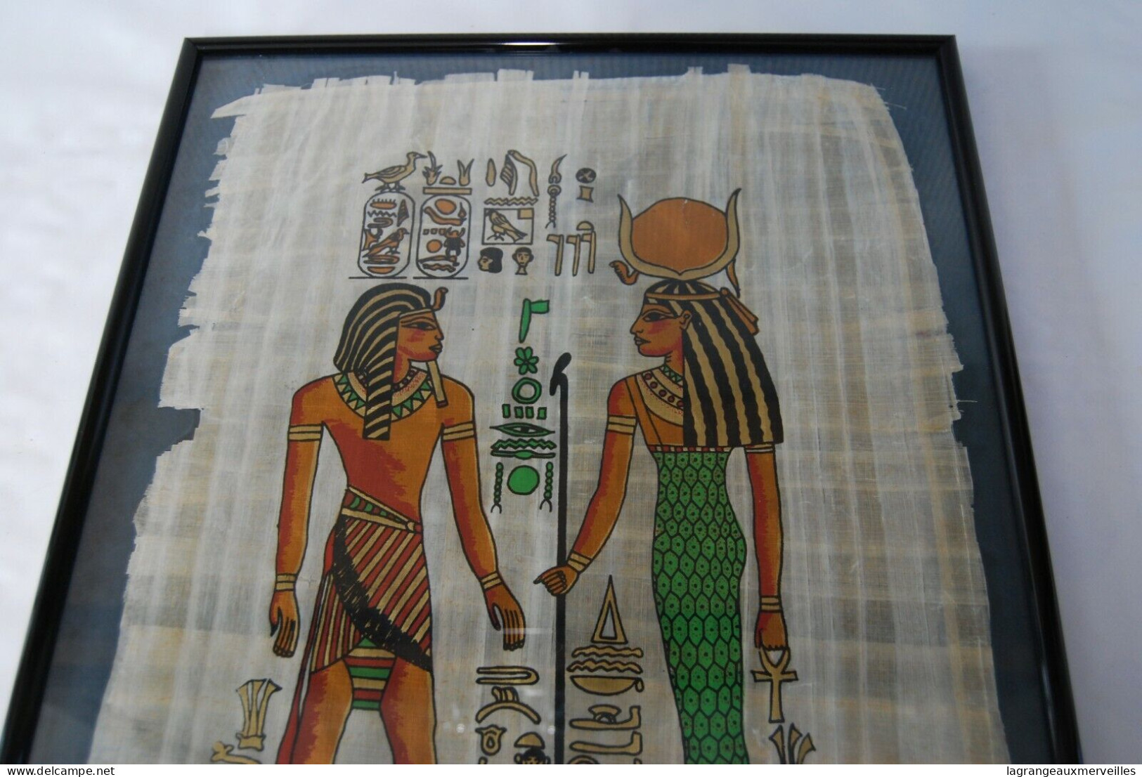 E2 Ancien Papyrus - Style Egyptien - Sous Cadre - Spécial Déco - Art Oriental