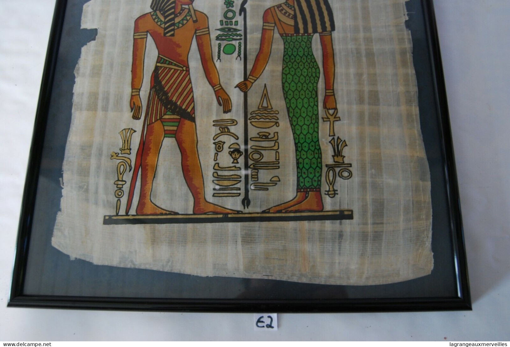 E2 Ancien Papyrus - Style Egyptien - Sous Cadre - Spécial Déco - Oestliche Kunst