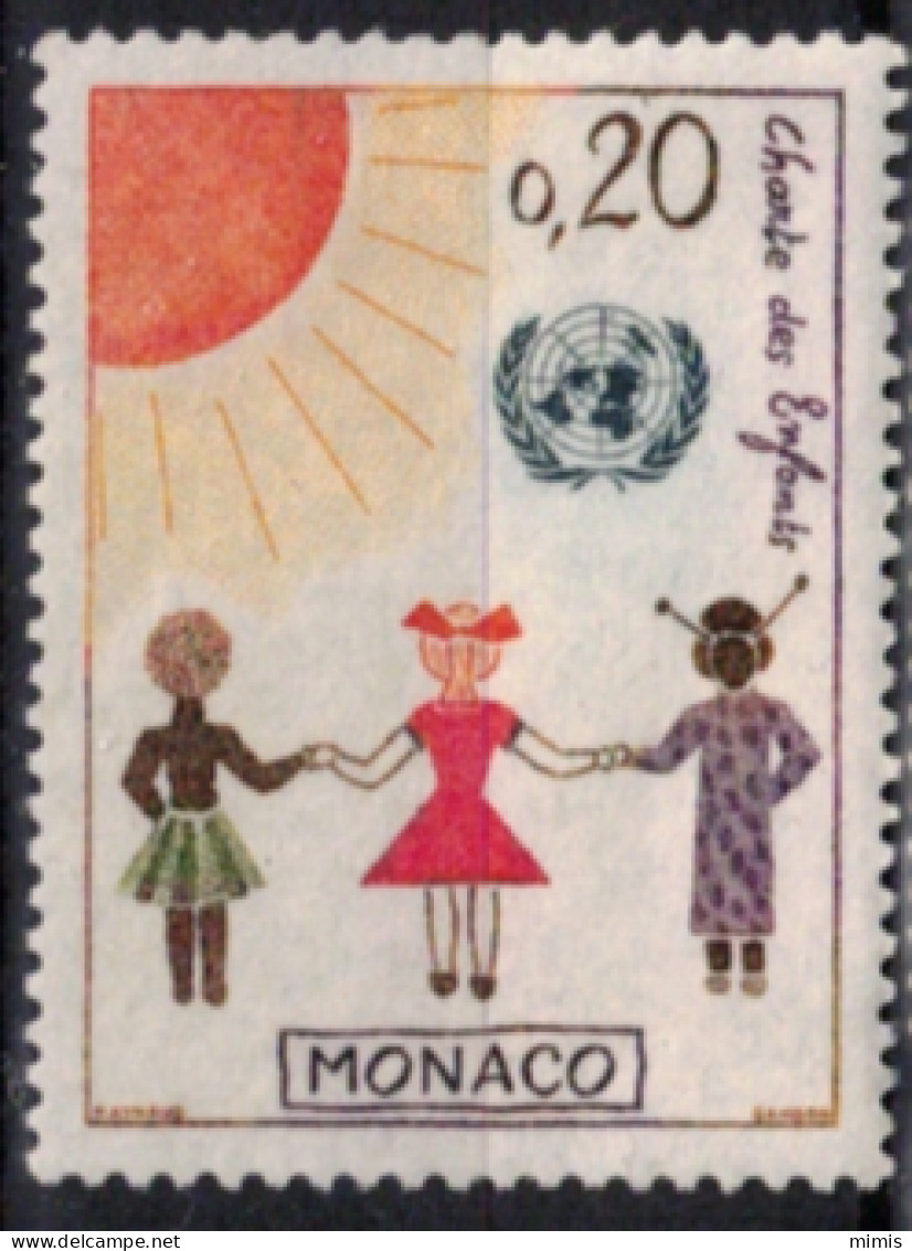 MONACO          1963           N° 602  (o) - Oblitérés
