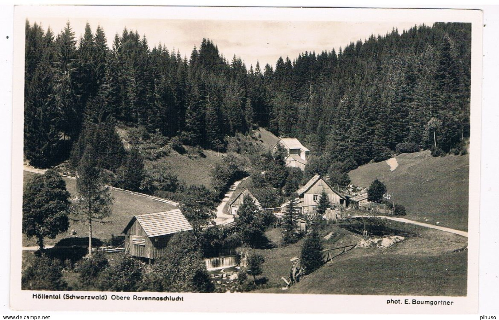 D-16124  HÖLLENTAL : Obere Eavennaschlucht - Höllental